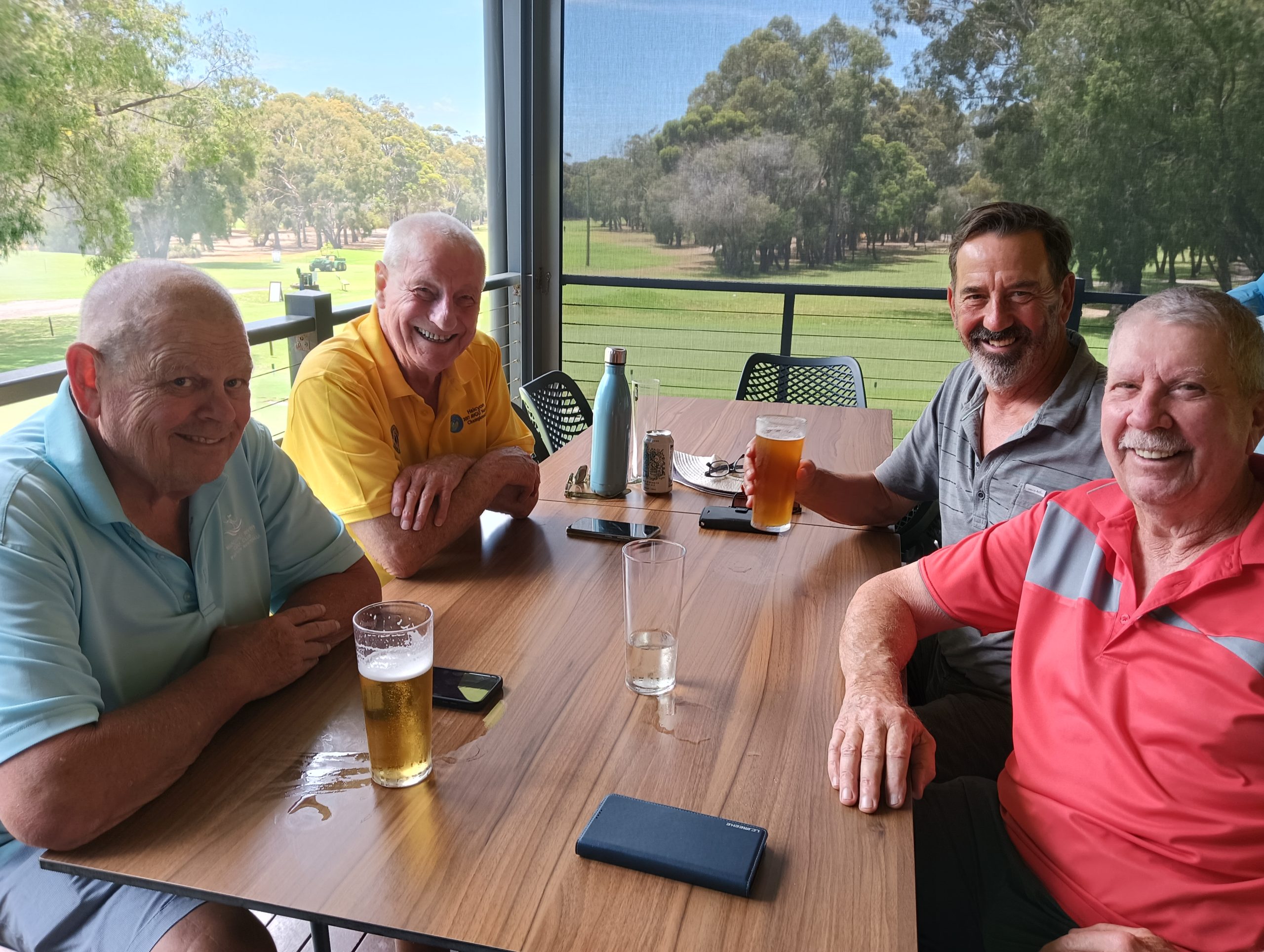Bernard, Ian, Ross and Rob